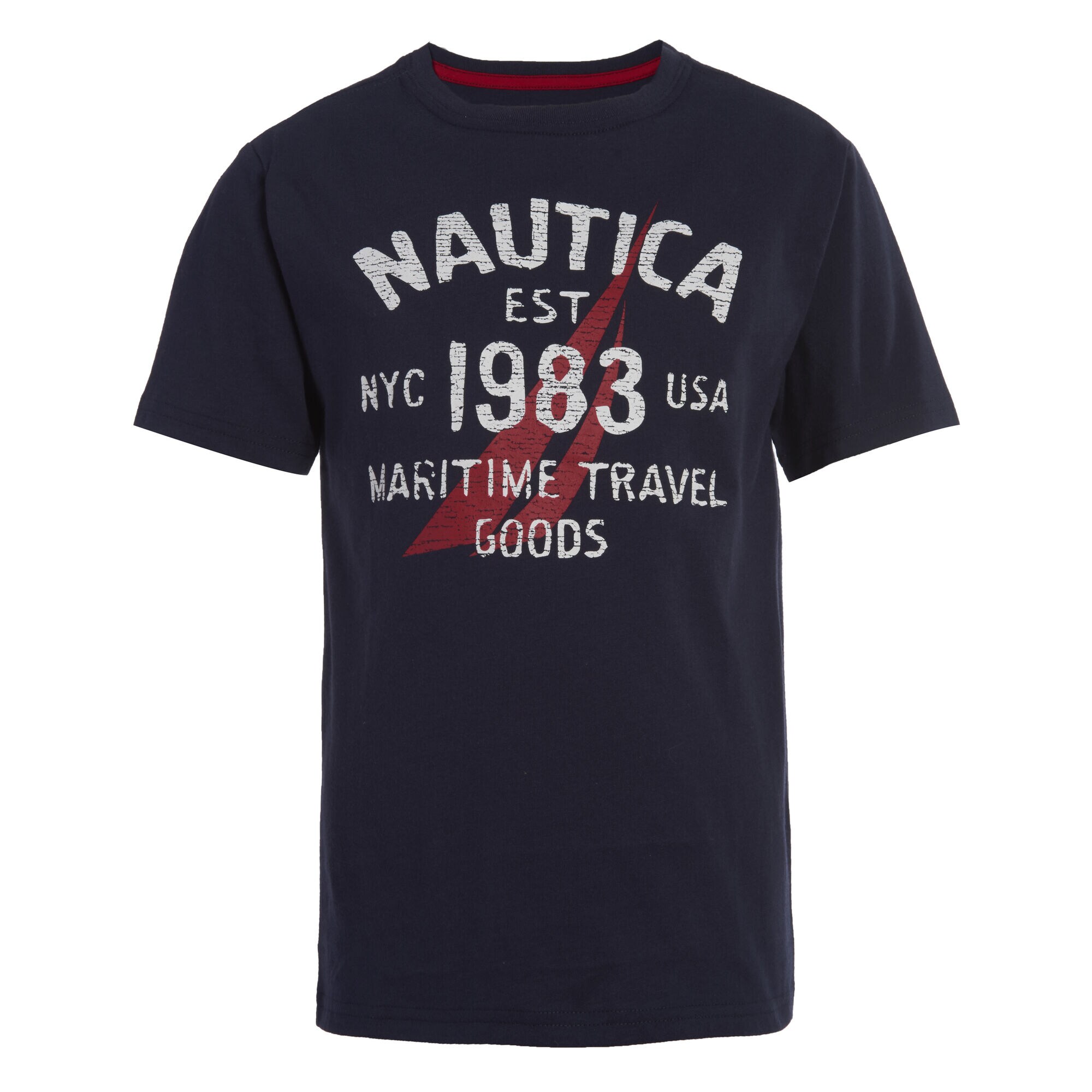 BOYS' RON LOGO MARITIME TEE (8-20),Aquadream,large