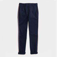 SIDE STRIPE CHINO PANTS,Stellar Blue Heather,large