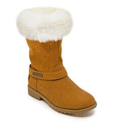 GIRL'S COZY WINTER BOOT,Dark Brown Heather,large