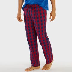 PLAID WOVEN SLEEP PANTS,Nautica Red,large