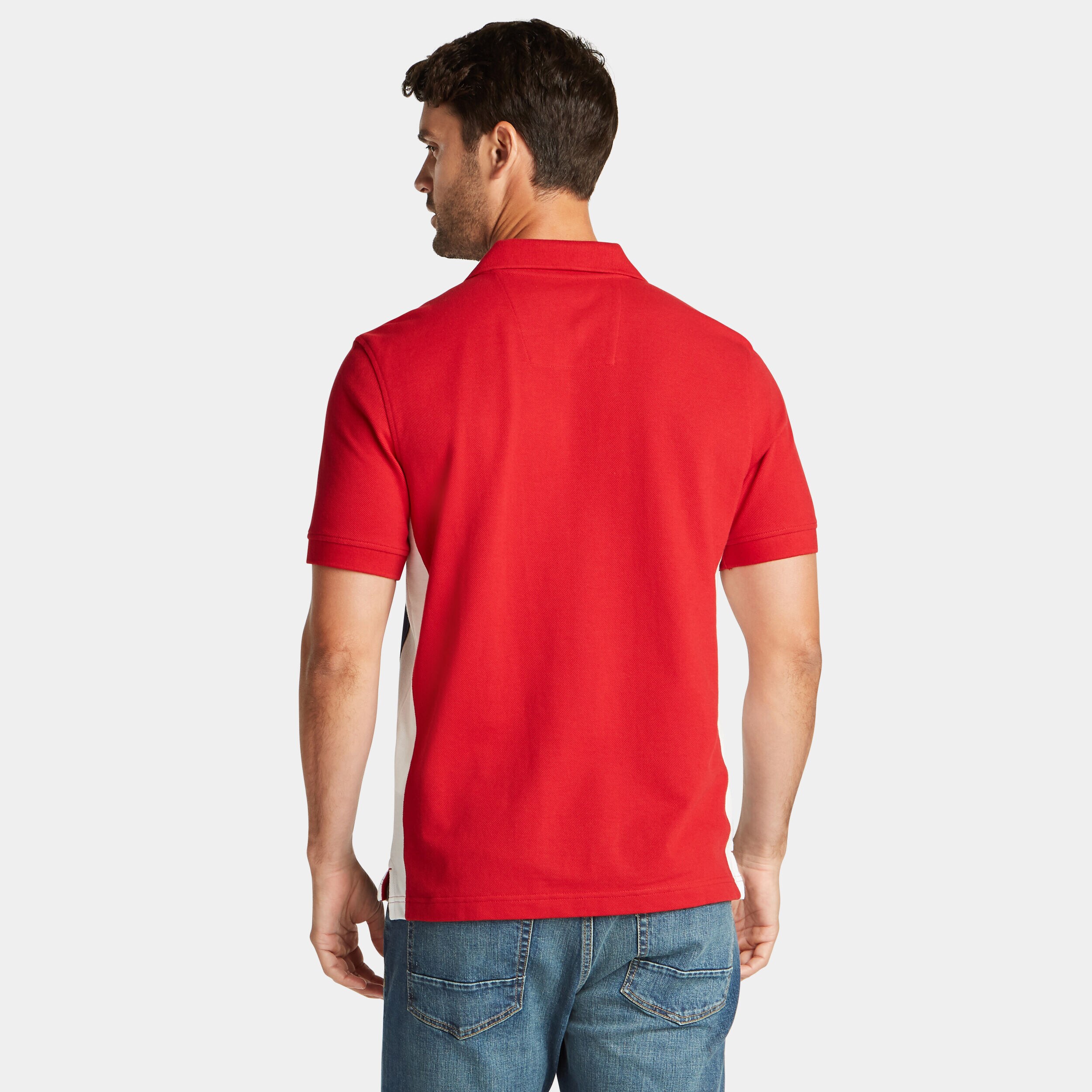 CLASSIC FIT PERFORMANCE MESH COLORBLOCK POLO | Nautica