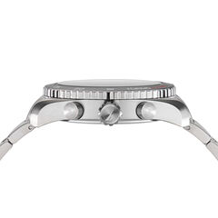 KEY BISCANE STAINLESS STEEL CHRONOGRAPH WATCH,Multi,large