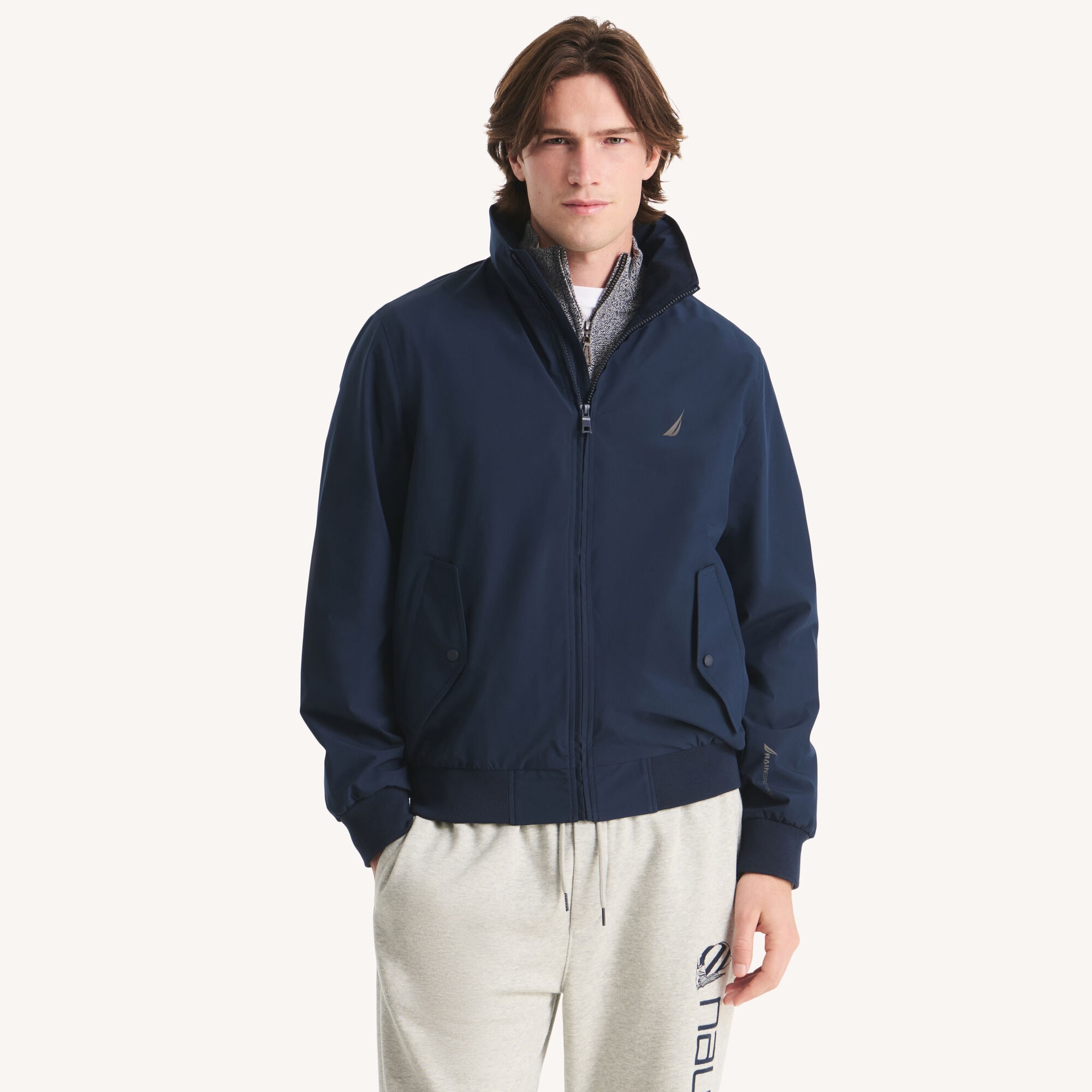 Rainbreaker Bomber Jacket,Stellar Blue Heather,large