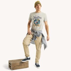 Lounge Bar Graphic T-Shirt,Grey Heather,large
