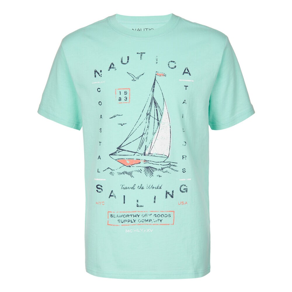 LITTLE BOYS' JACK SAILING TEE (4 - 7),Green2,large