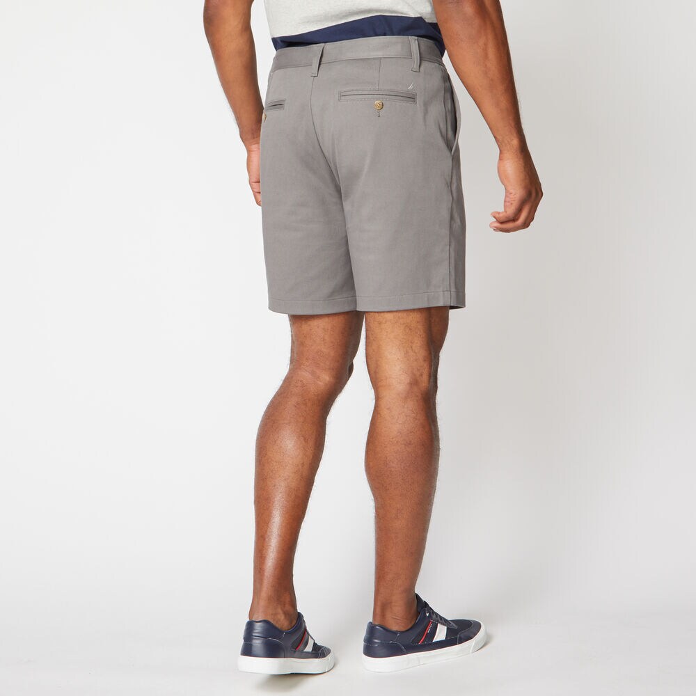 8.5" STRETCH-TWILL SHORT,Pewter Grey,large