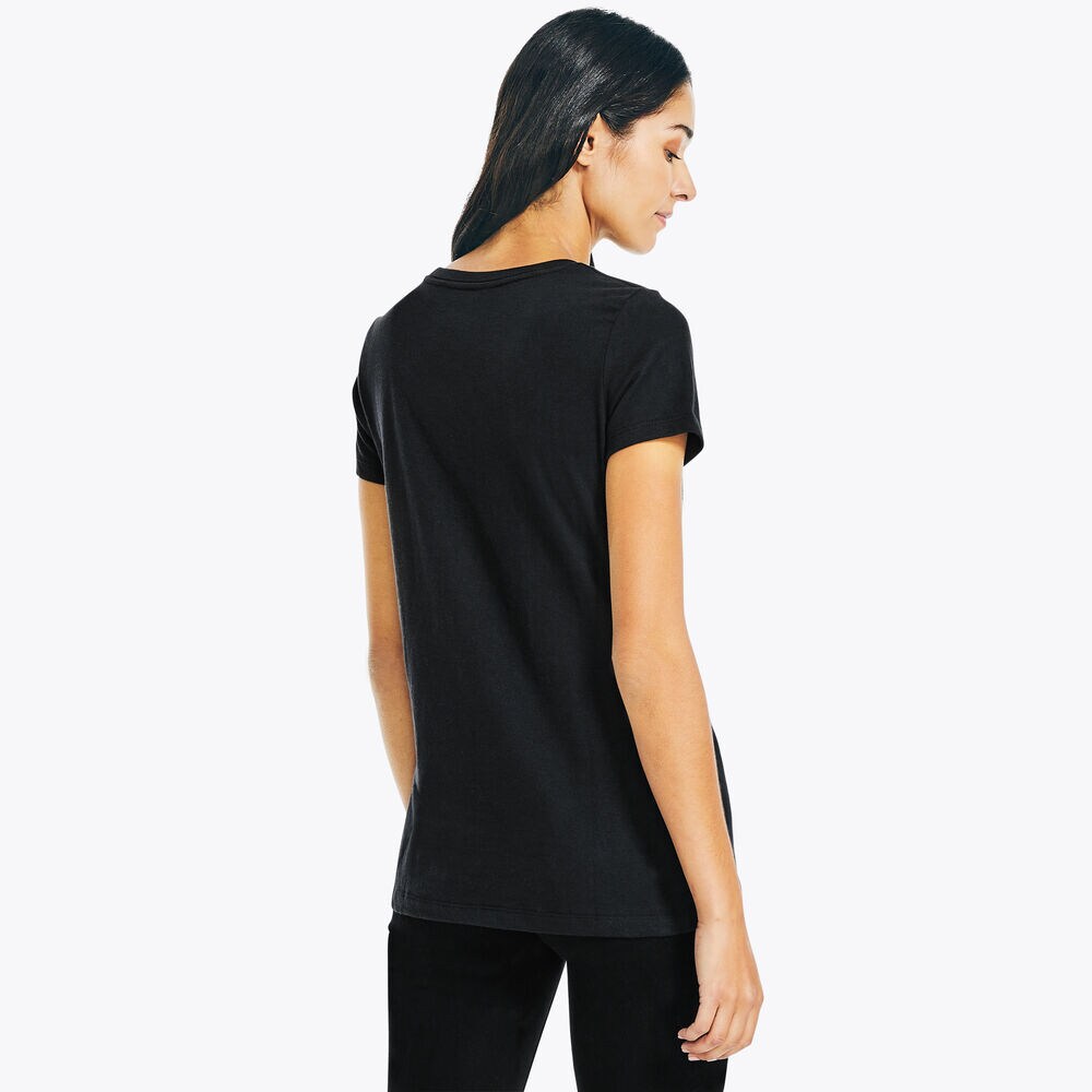 GLITTER GRAPHIC T-SHIRT,True Black,large