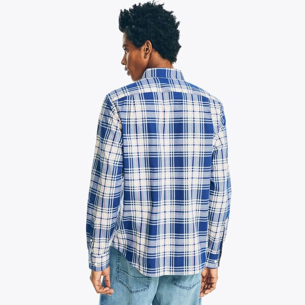 PLAID POPLIN SHIRT