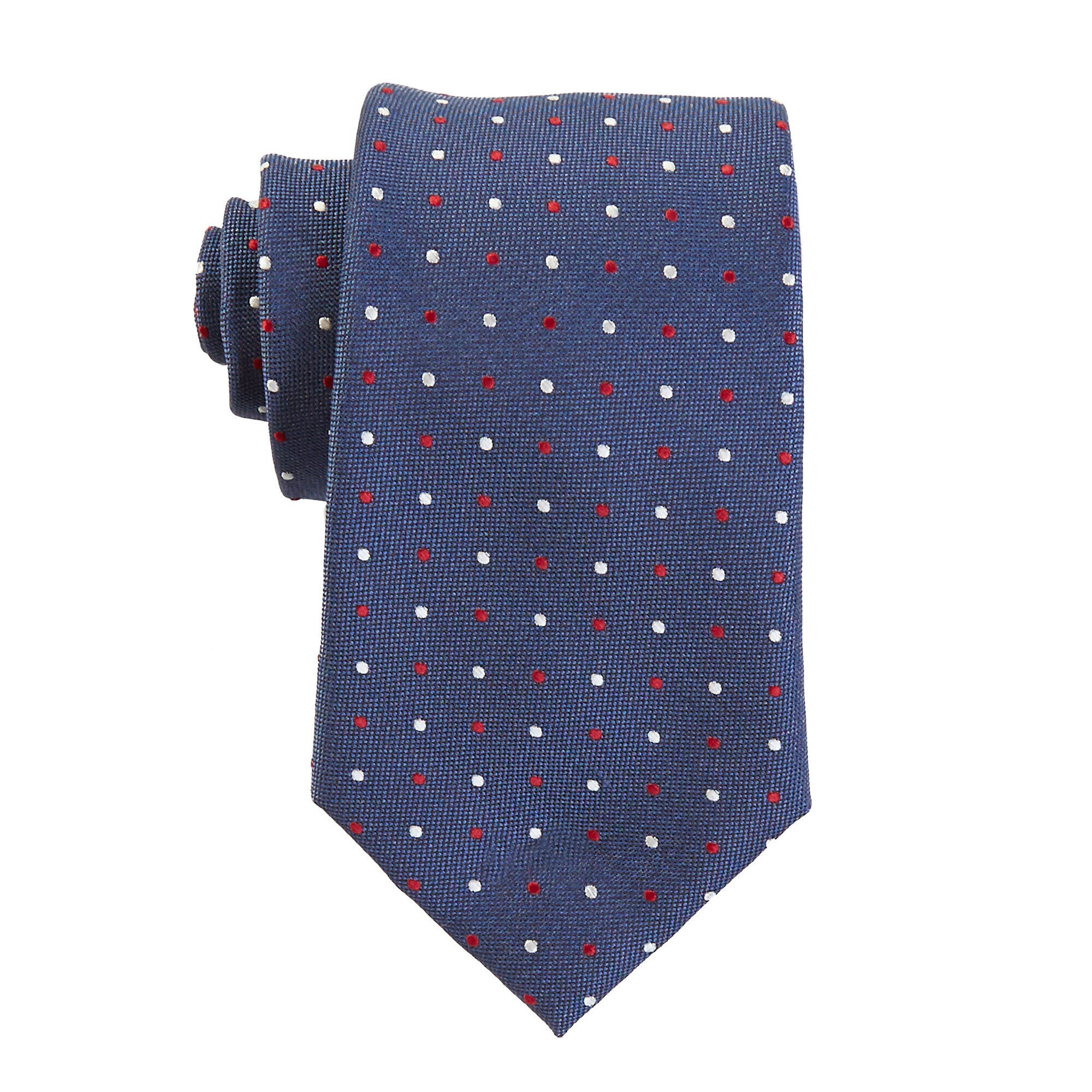 Ligurian Dot Tie,Nautica Red/Orange,large