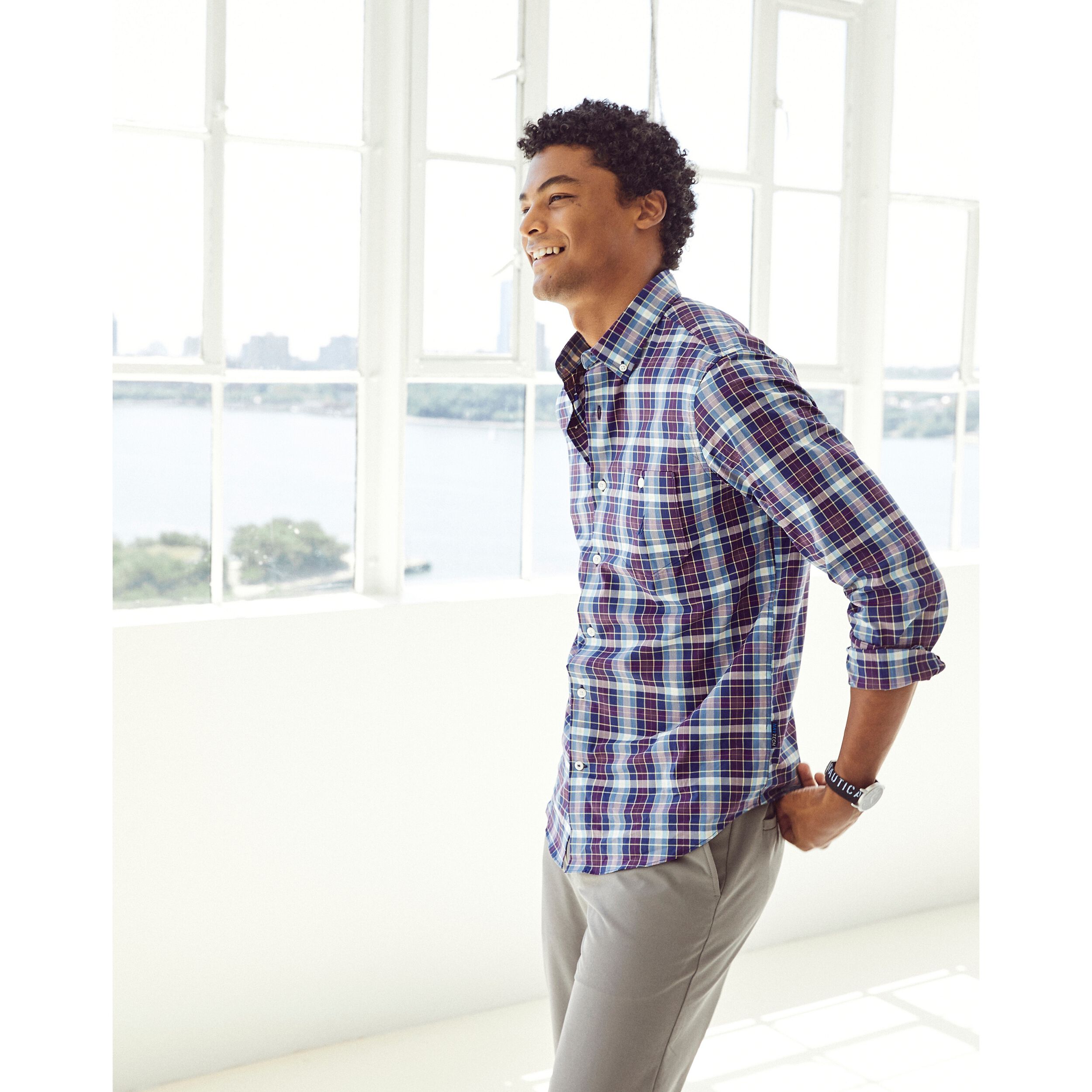 NAVTECH PLAID SHIRT | Nautica