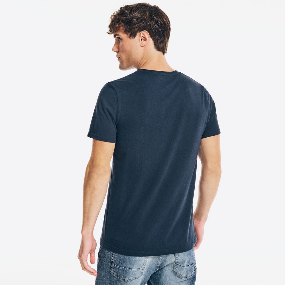 SUSTAINABLY CRAFTED NAUTICA X OCEANA GRAPHIC T-SHIRT,Stellar Blue Heather,large