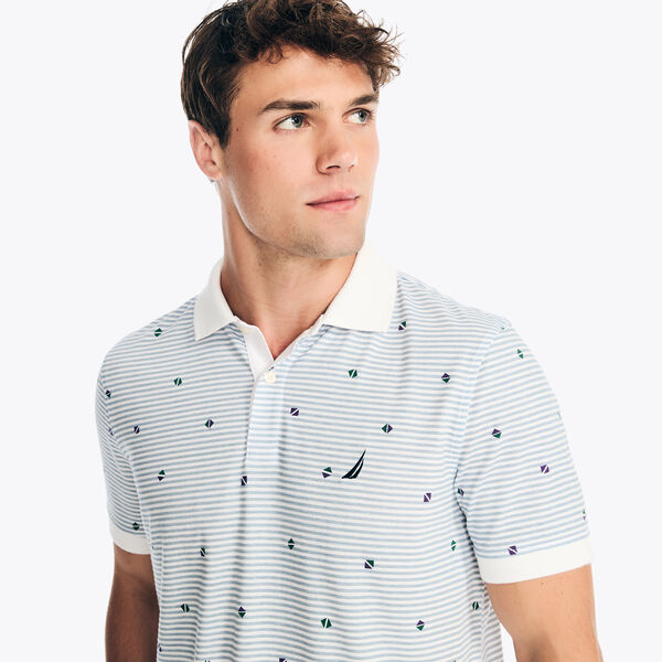 Classic Fit Printed Polo