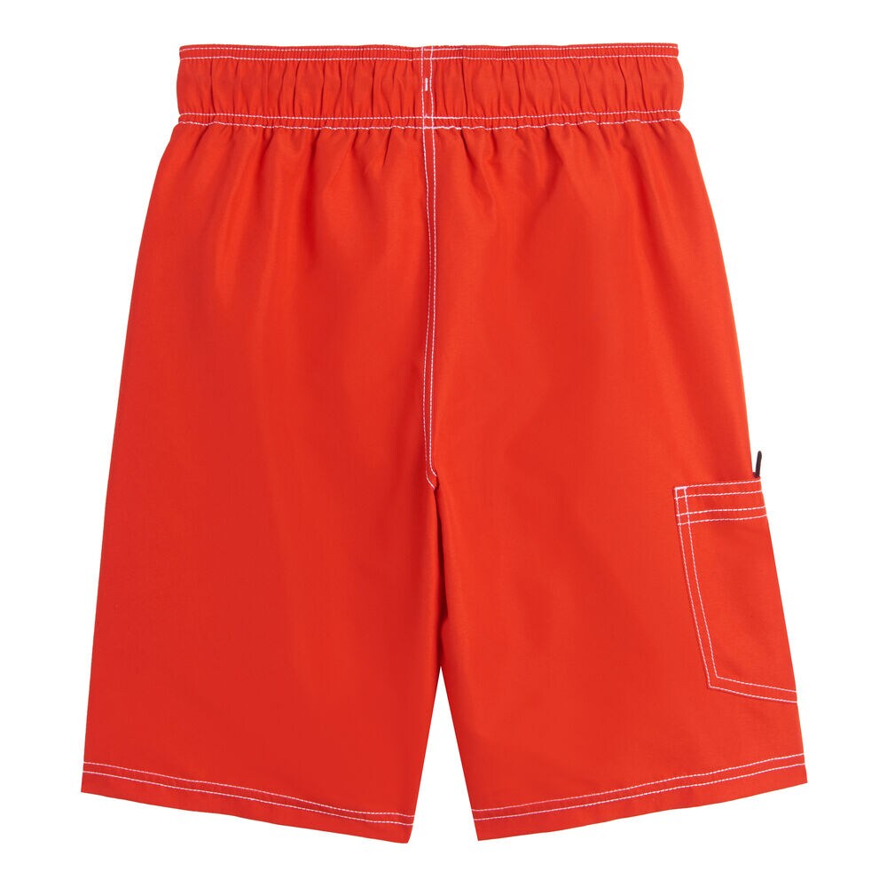 TODDLER BOYS' SIDE LOGO GRAPHIC SWIM (2T-4T),Hibiscus,large