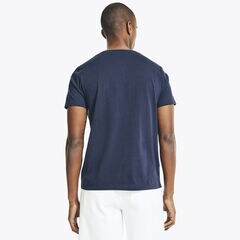 SUSTAINABLY CRAFTED GRAPHIC T-SHIRT,Navy,large