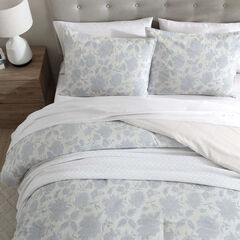 Elmwood Blue Full/Queen Comforter-Sham Set,Navy Dusk,large
