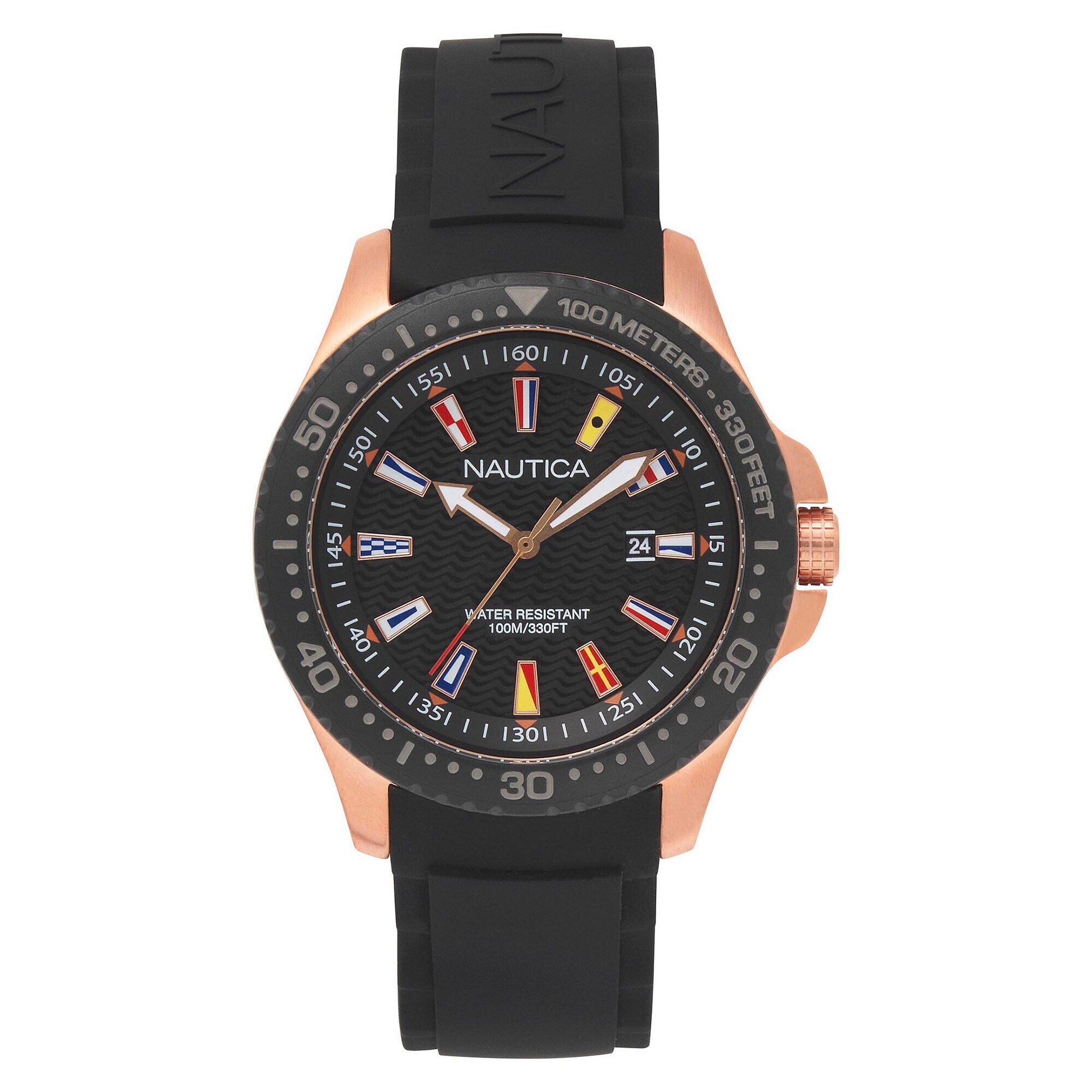 Jones Beach Watch with Sport Strap,Multi,large