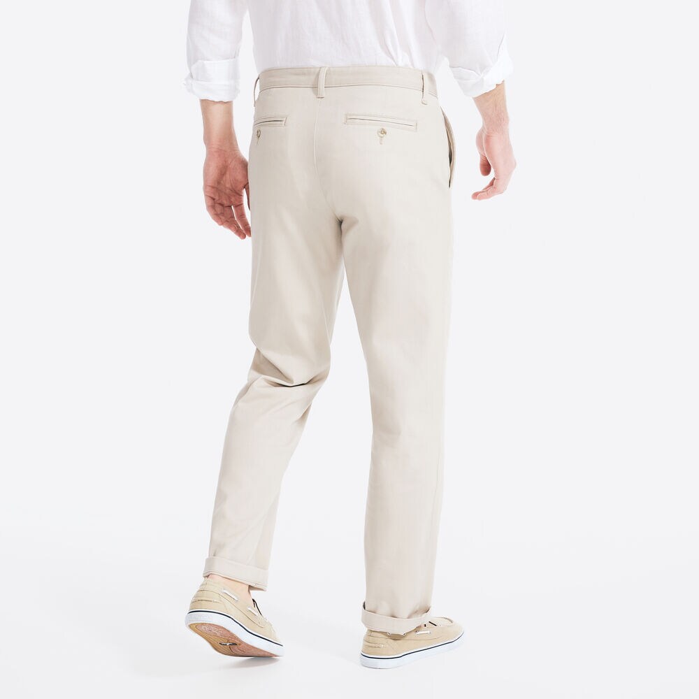 Wrinkle-Resistant Classic Fit Deck Pant,True Stone,large