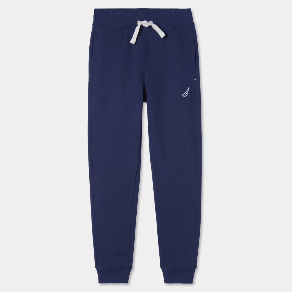 LITTLE BOYS' BRAND ICON FLEECE JOGGER (4-7),Oyster Bay Blue,large