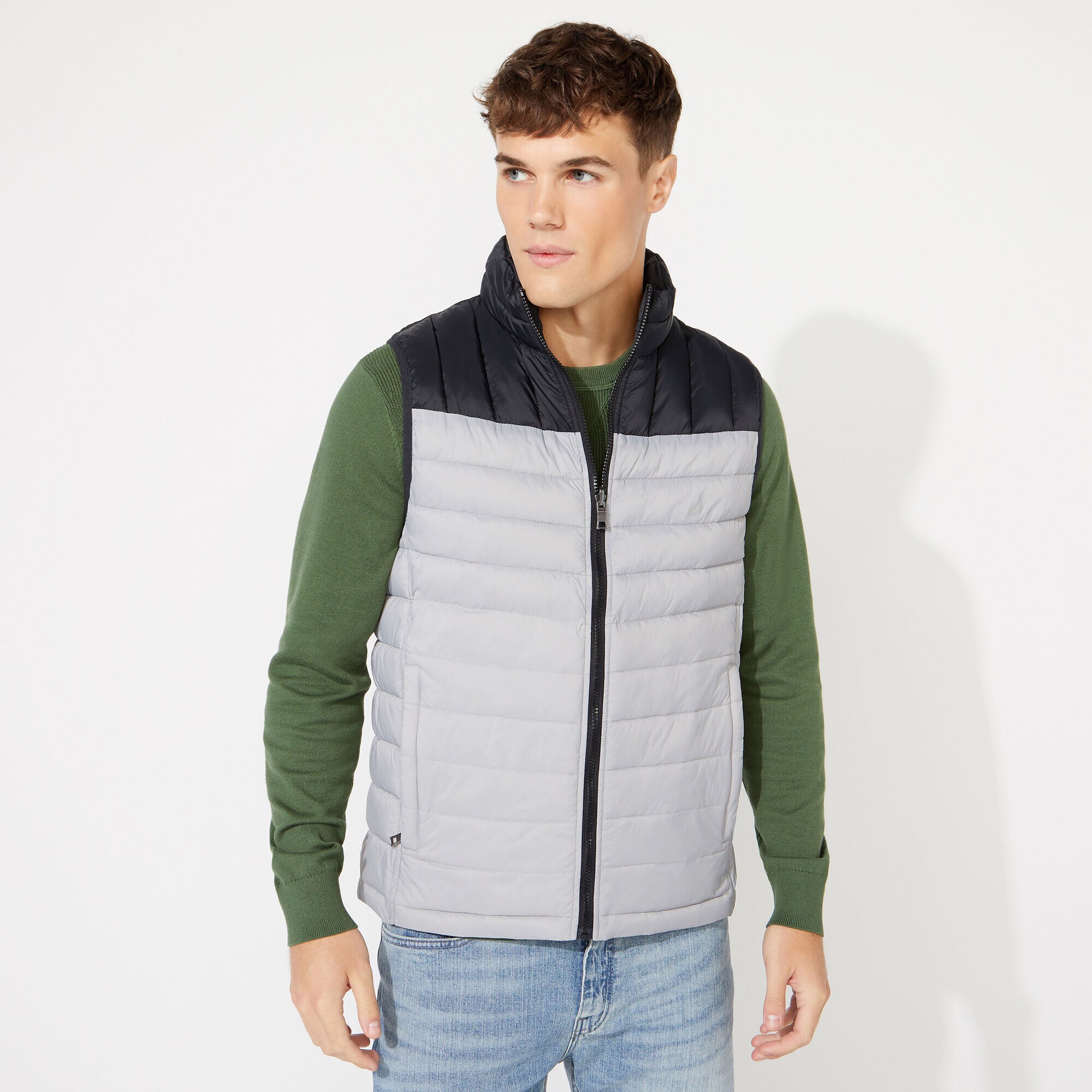 LIGHTWEIGHT TEMPASPHERE REVERSIBLE VEST,Grey Alloy,large