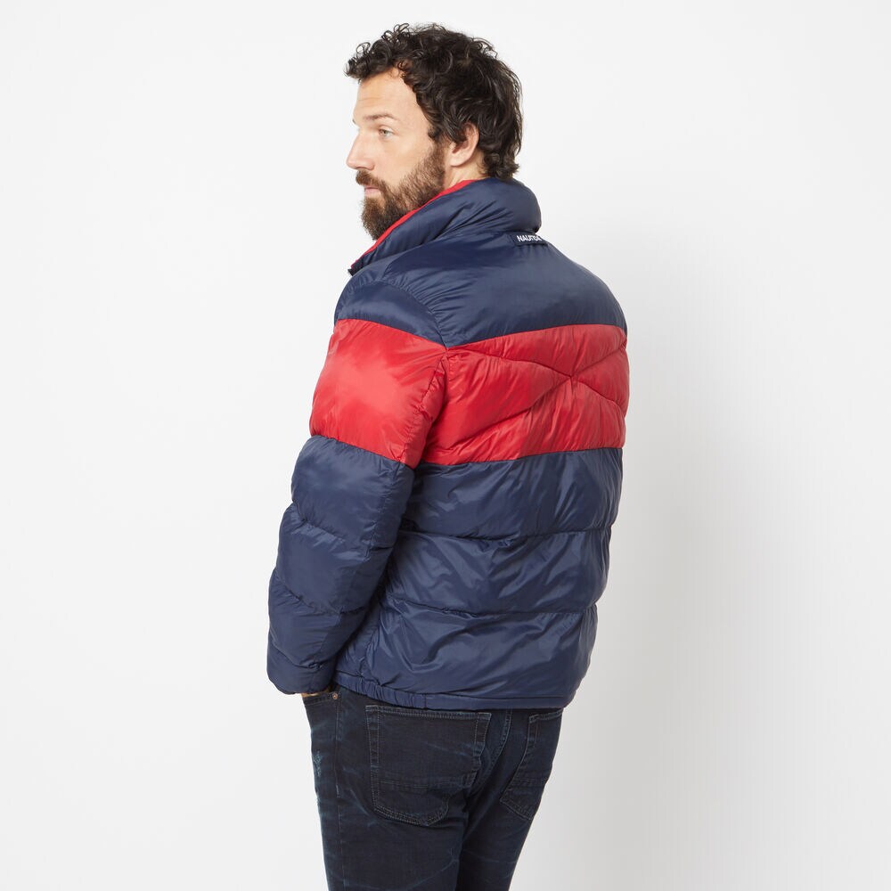 REVERSIBLE TEMPASPHERE COLORBLOCK JACKET,Nautica Red,large