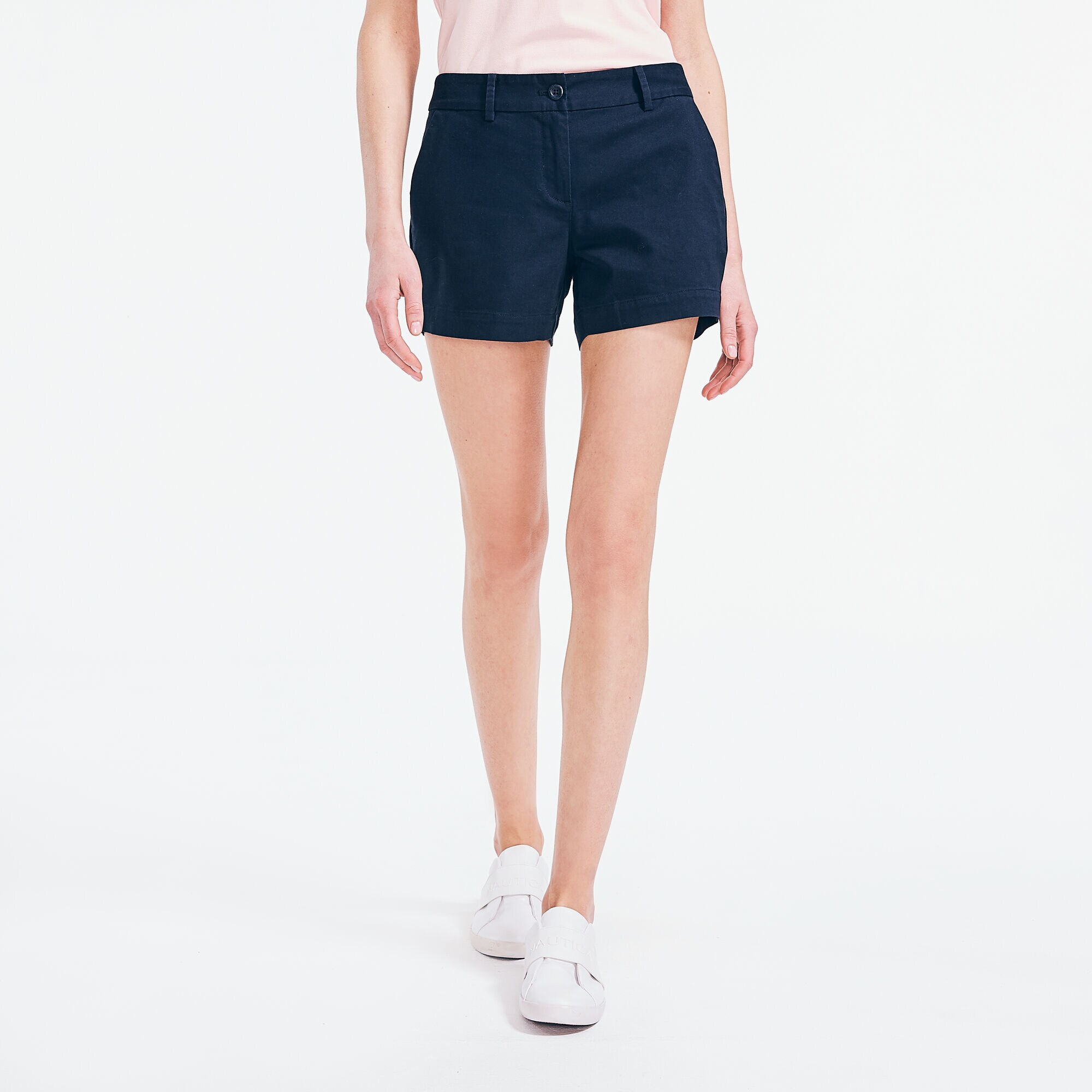 4" STRETCH-TWILL SHORT,Stellar Blue Heather,large