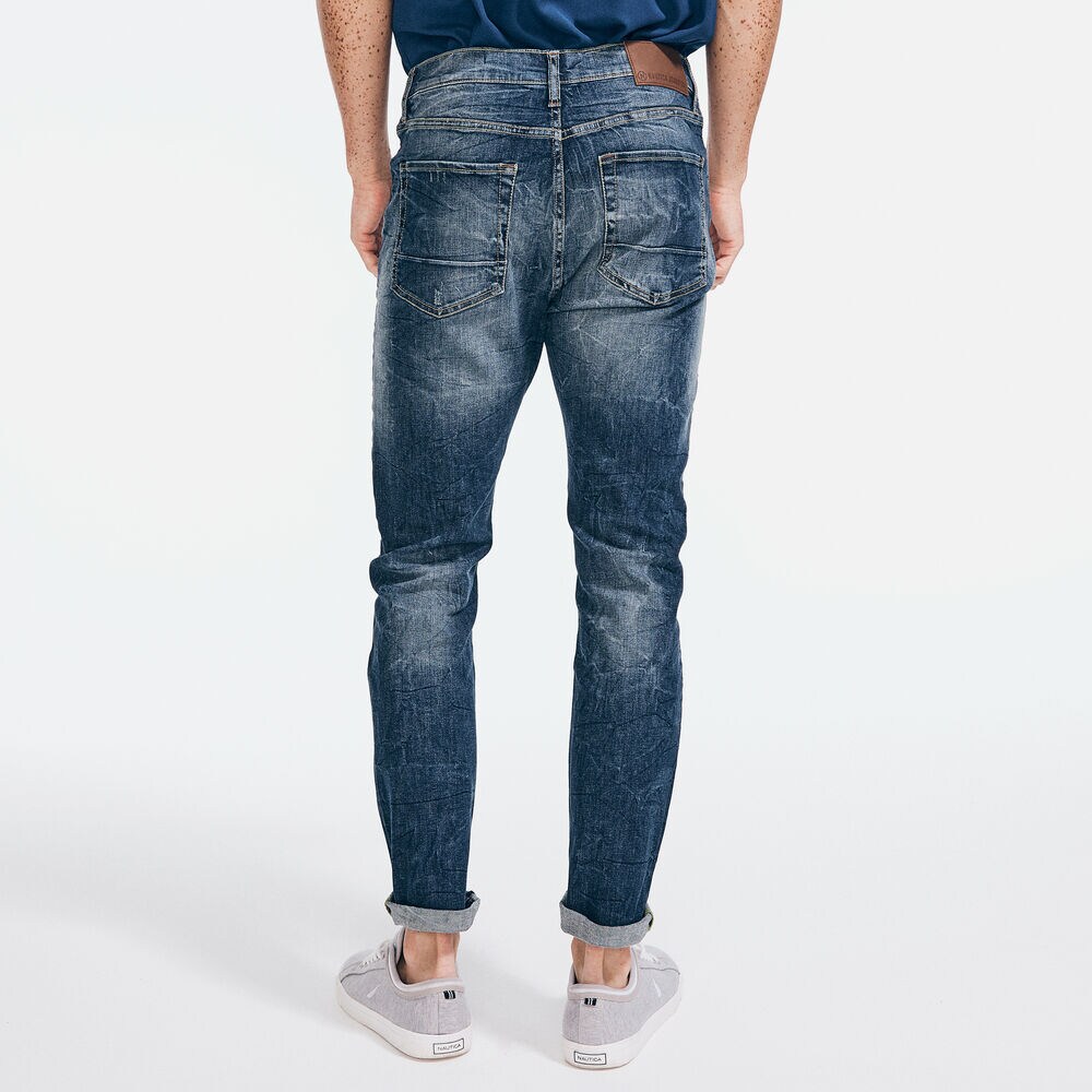 NAUTICA JEANS CO. SLIM FIT DENIM,Deep Blue Violet,large