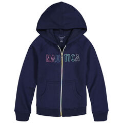 TODDLER GIRLS' OMBRE FULL-ZIP HOODIE (2T-4T),Navy,large
