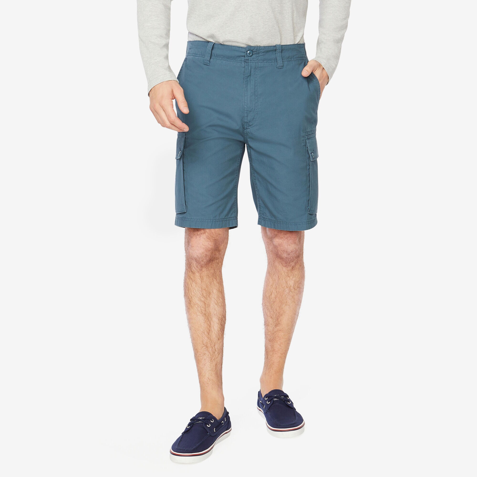 9.5" RIPSTOP CARGO SHORT,Delphinium Blue,large