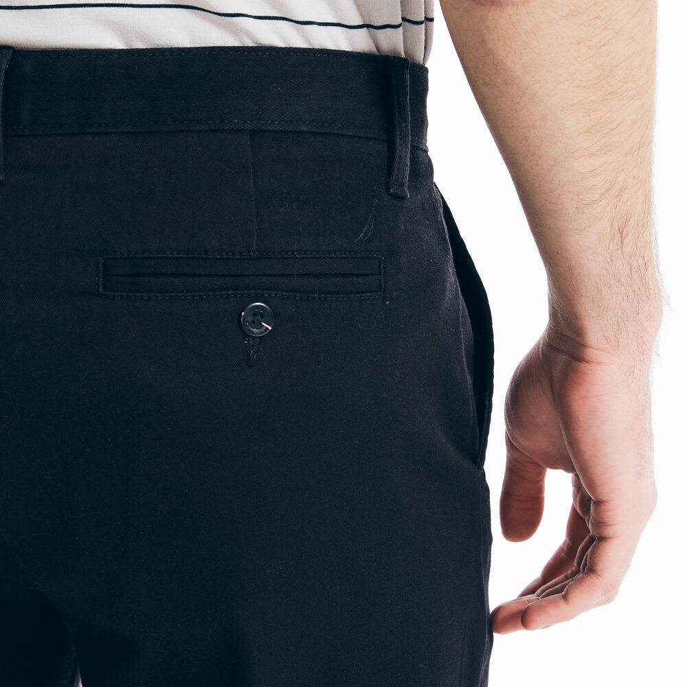 Wrinkle-Resistant Classic Fit Deck Pant,True Black,large