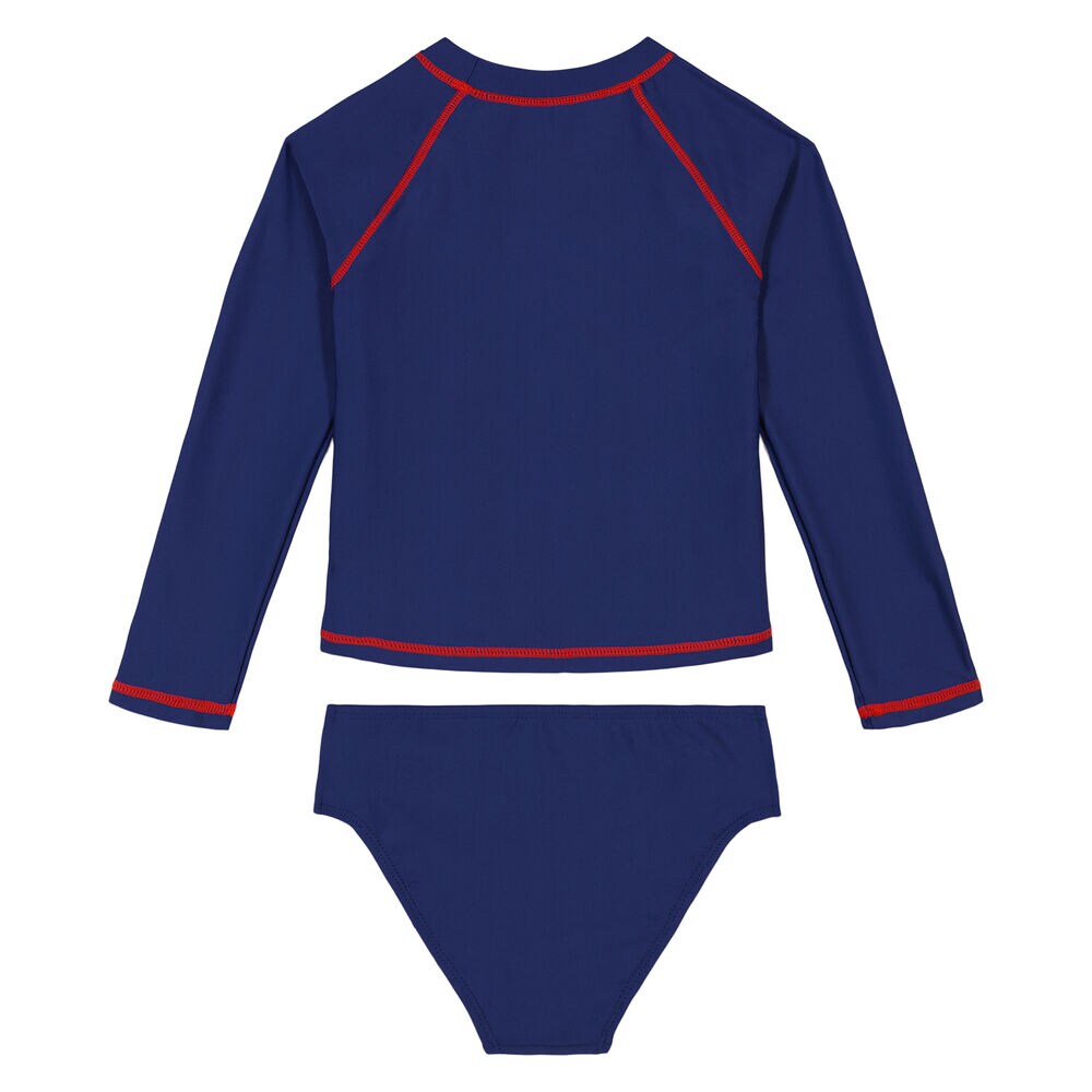 Toddler Girls' Billboard Rash Guard Set (2T-4T),Tropic Wave,large