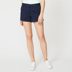 4" STRETCH TWILL SAILOR SHORTS,Stellar Blue Heather,large