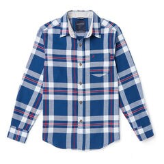 Toddler Boys' Plaid Flannel Shirt (2T-3T),Workshirt Blue,large