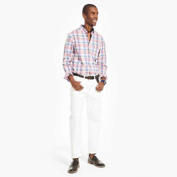 PLAID POPLIN SHIRT