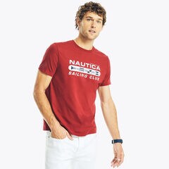 BIG & TALL SUSTAINABLY CRAFTED SAILING CLUB GRAPHIC T-SHIRT,Melonberry,large
