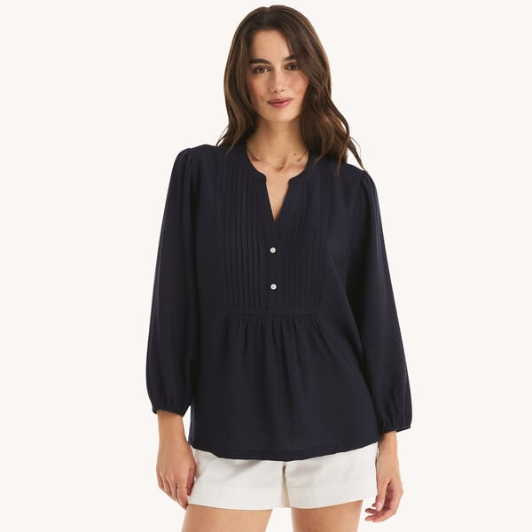 Pintuck Blouse