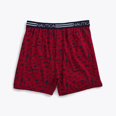 CRITTERS PRINT BOXER,Shore Rose,large