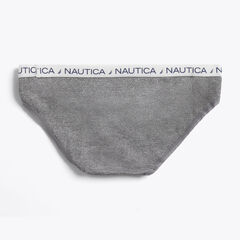 SEAMLESS RIBBED LOGO BIKINI BRIEFS, 5-PACK,Pale Blue,large