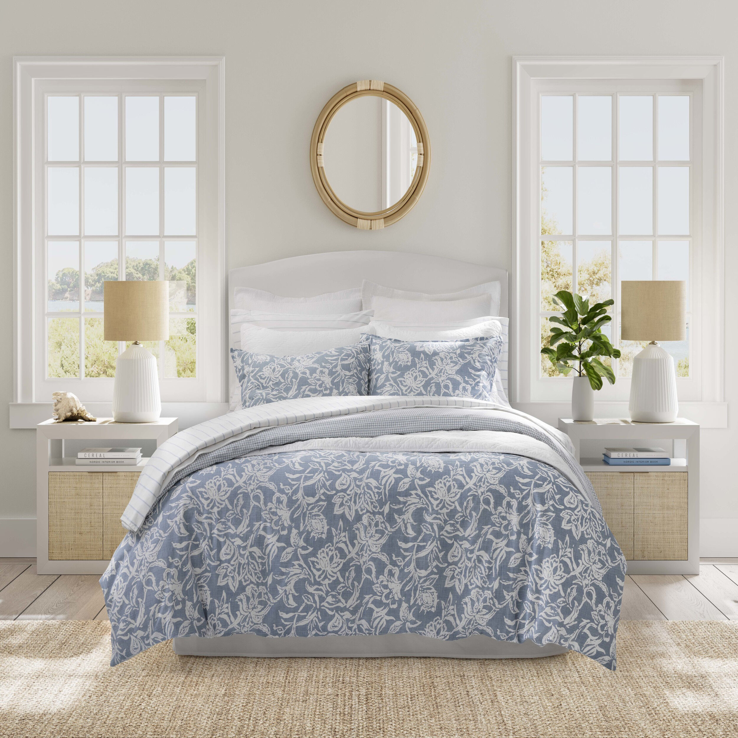 TORTOLA FULL/QUEEN REVERSIBLE COMFORTER AND SHAM SET | Nautica