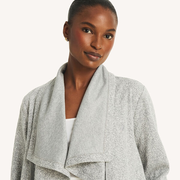 Jacquard Flyaway Cardigan