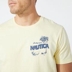 BIG & TALL POSTCARD GRAPHIC TEE,French Vanilla,large