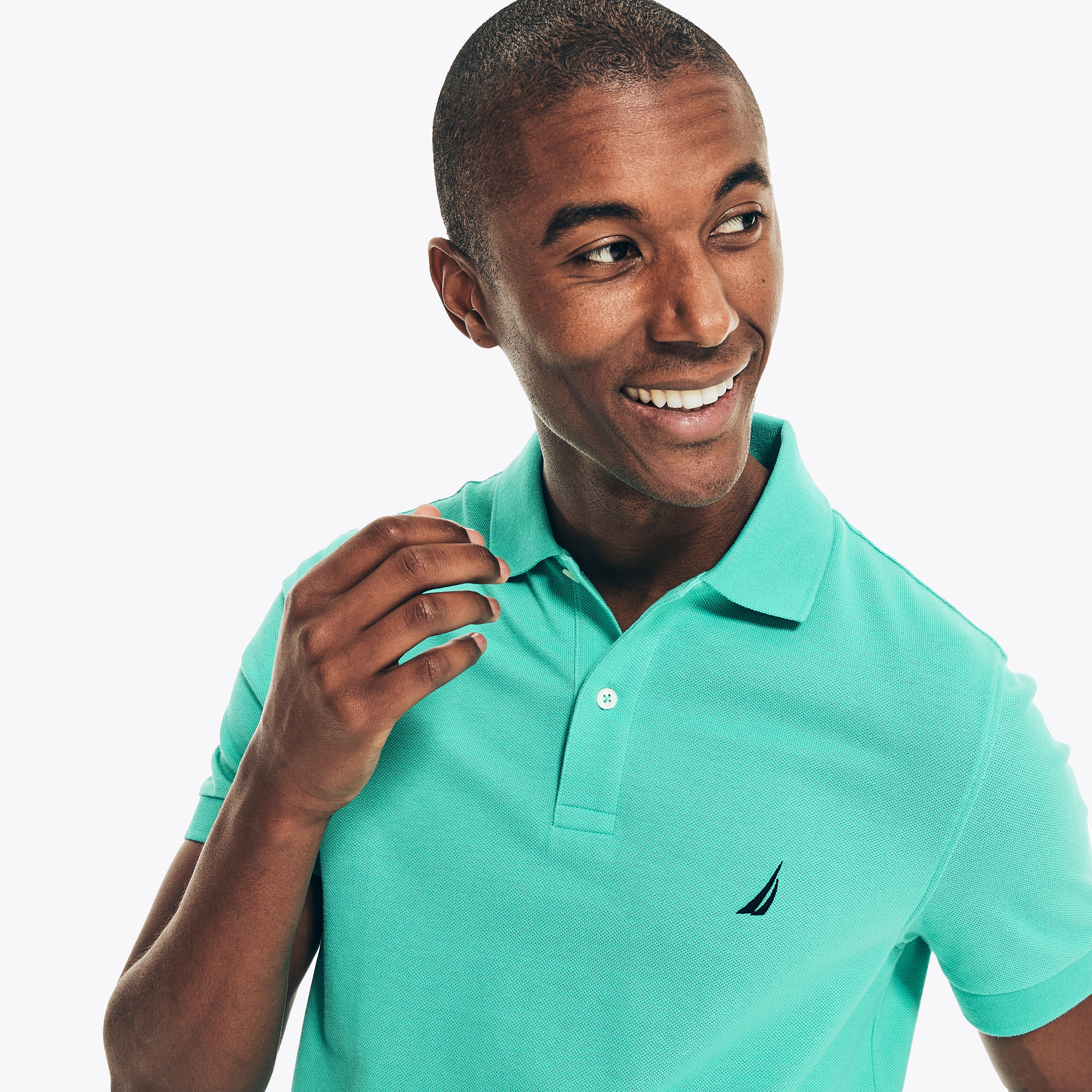 nautica slim fit polo