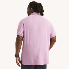 Big & Tall Classic Fit Deck Polo,Grapevine Heather,large