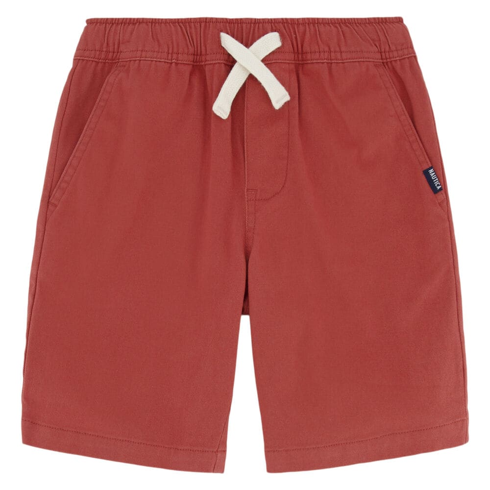 LITTLE BOYS' SOLID PULL-ON SHORT (4-7),Pink Clay,large