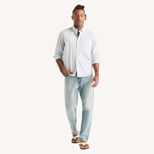 Classic Fit Wrinkle-Resistant Striped Shirt