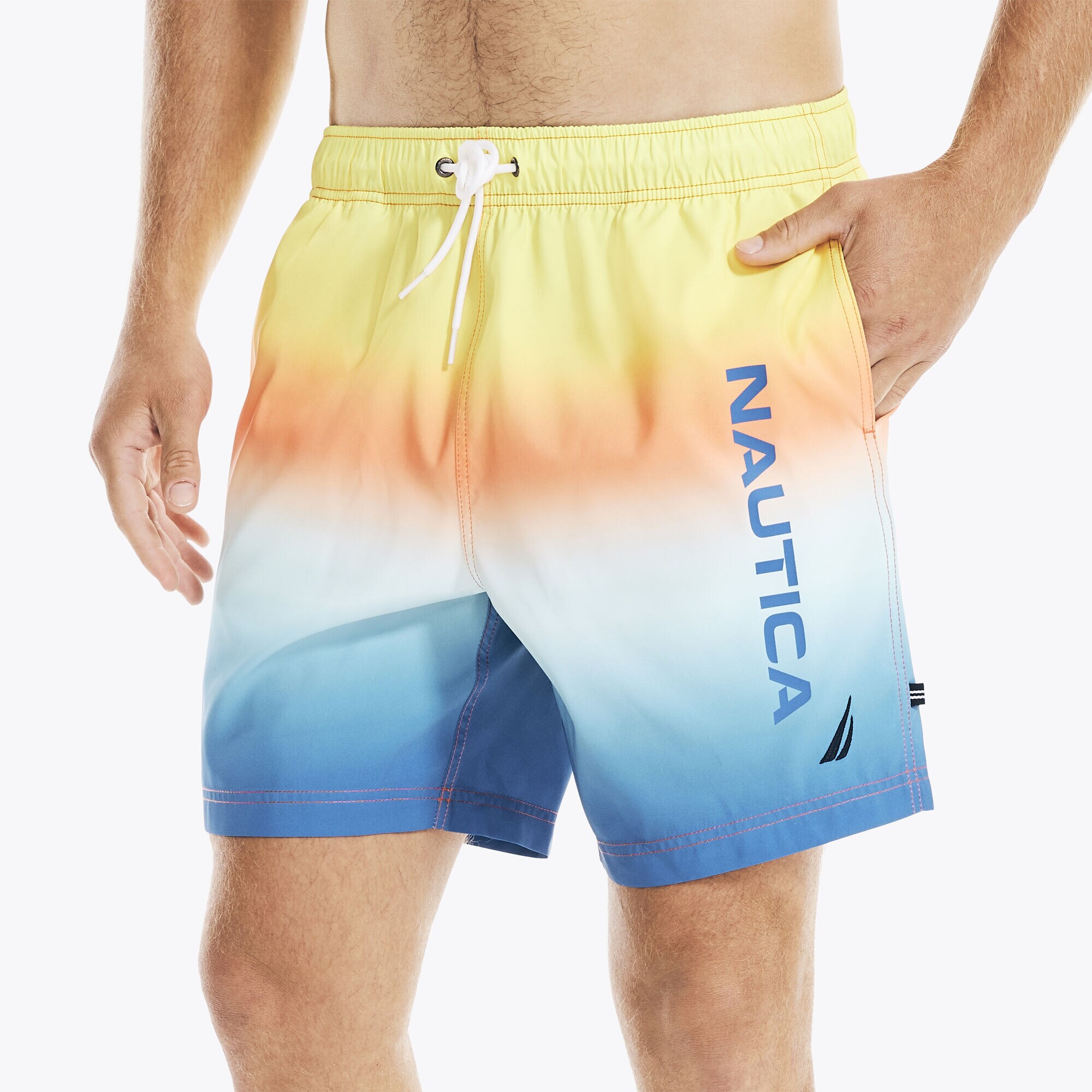 6" SUSTAINABLY CRAFTED GRADIENT SWIM,Tropic Orange,large