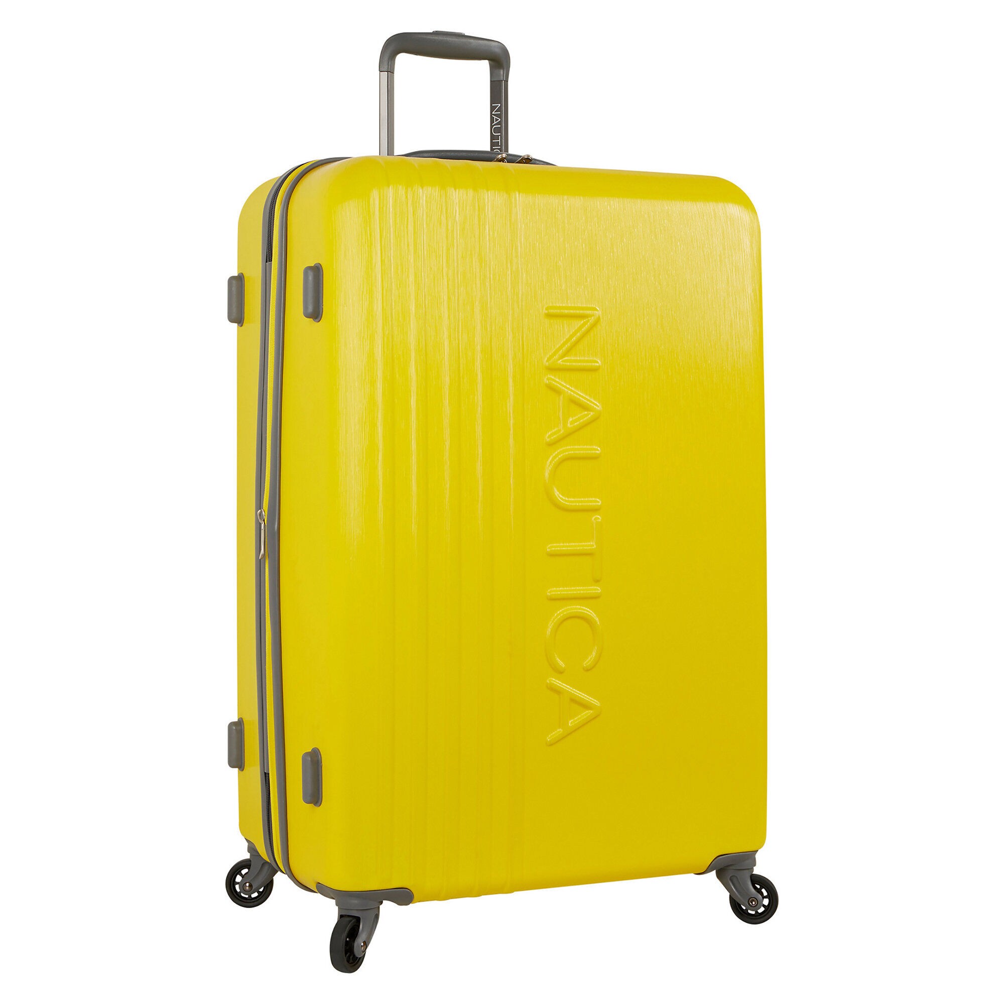 Lifeboat 28" Expandable Spinner Luggage,Yellow,large
