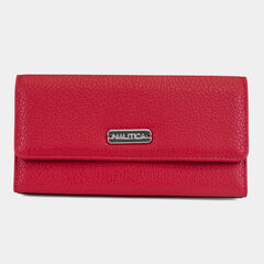 MONEY MANAGER CONTINENTAL WALLET,Nautica Red,large