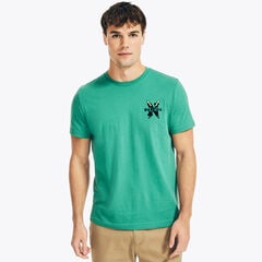 ROWING TEAM GRAPHIC T-SHIRT,Bright Willow,large
