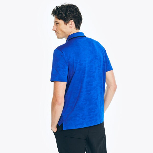 CLASSIC FIT PRINTED MESH POLO