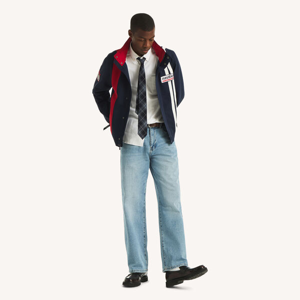 Vertical Stripe Sailing Jacket
